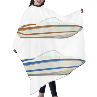 Personality  Motor Boats Set Hair Cutting Cape