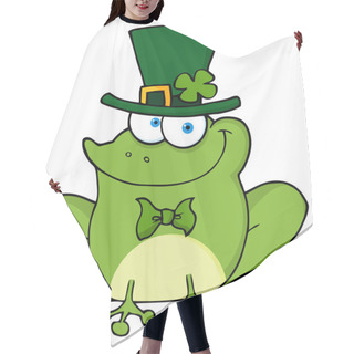 Personality  Happy Leprechaun Frog. Hair Cutting Cape