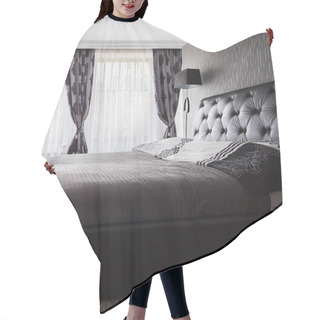 Personality  Luxury Bedroom In Gray Color Hair Cutting Cape