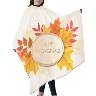 Personality  Retro Happy Thanksgiving Background. Vector. Hair Cutting Cape