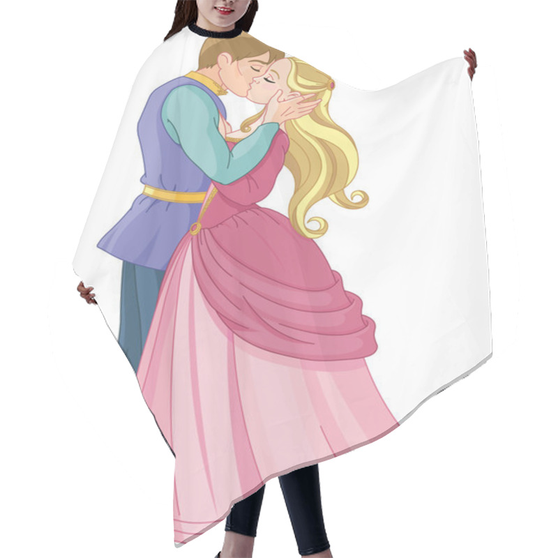 Personality  Kissing Couple Hair Cutting Cape