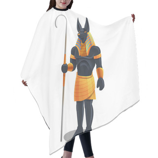 Personality  Egyptian Anubis Figurine  Hair Cutting Cape