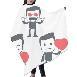 Personality  Icon Man Hair Cutting Cape
