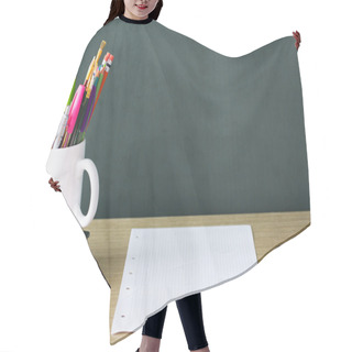 Personality  Back To School Concept Hair Cutting Cape