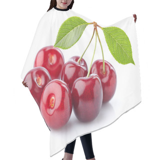 Personality  Sweet Cherry In Closeup Hair Cutting Cape