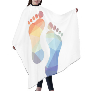 Personality  Footprints Hair Cutting Cape