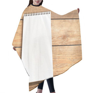 Personality  Notepad On Wood Hair Cutting Cape