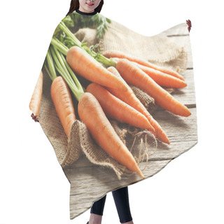 Personality  Fresh And Sweet Carrots  Hair Cutting Cape