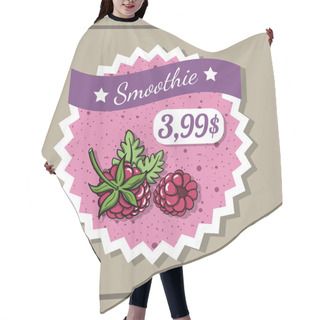 Personality  Smoothie Sticker 9 Hair Cutting Cape