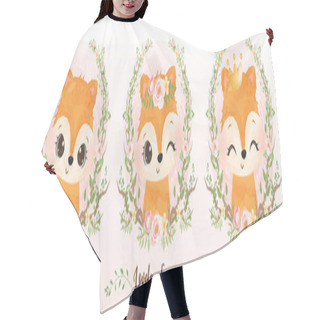 Personality  Adorable Animals Illustration For Personal Project Hair Cutting Cape