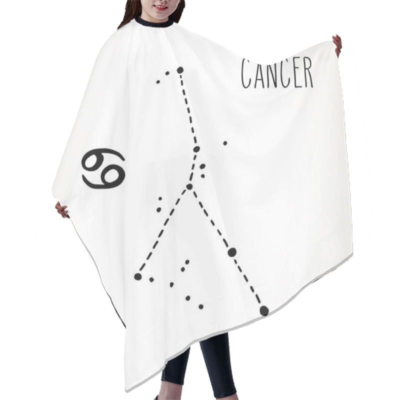 Personality  Cancer Zodiac Sign Constellation Hair Cutting Cape