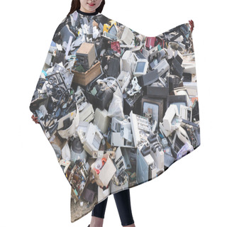 Personality  Electronic Waste Hair Cutting Cape