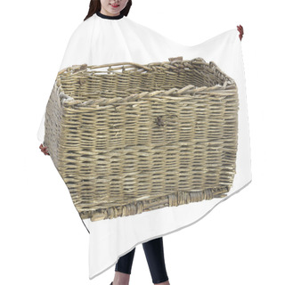 Personality  Old Wooden Basket. Hair Cutting Cape