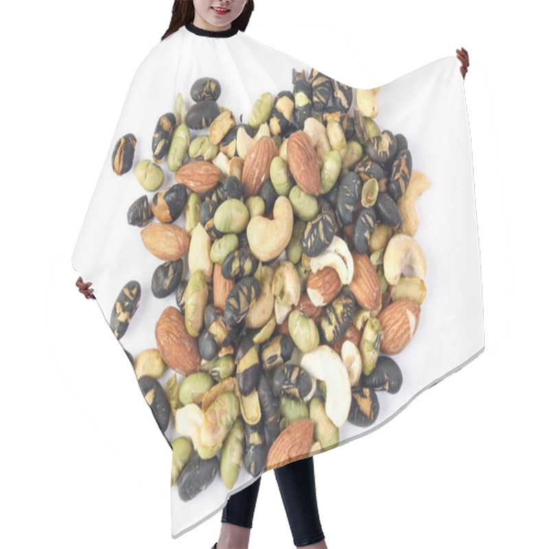 Personality  Cashew Nut Almond Green Black Soybean Baked Roasted Healthy nut bean mix  hair cutting cape