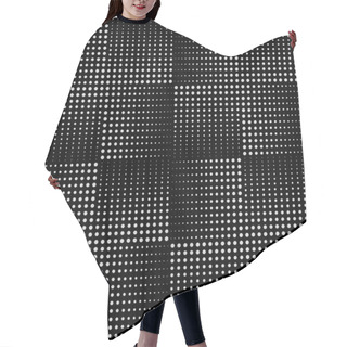 Personality  Dotted Line Geometric Seamless Pattern Hair Cutting Cape