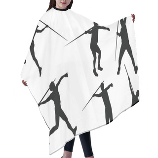 Personality  Javelin Throw Hair Cutting Cape