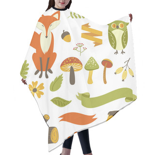 Personality  Autumn Forest Hair Cutting Cape