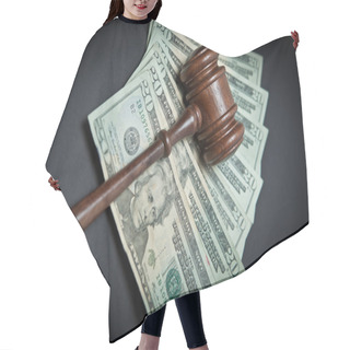 Personality  Money And Gavel Hair Cutting Cape