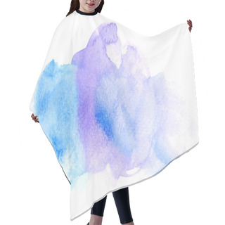 Personality  Abstract Watercolor Blue Background Hair Cutting Cape