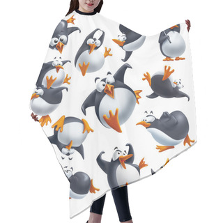 Personality  Funny Penguins Hair Cutting Cape