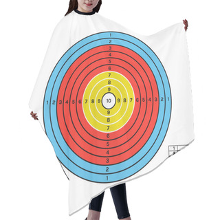Personality  Color Target Hair Cutting Cape