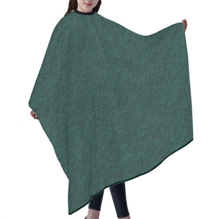 Personality  Dark Green Felt Texture Hair Cutting Cape