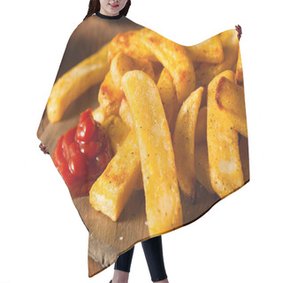 Personality  Homemade Salty Steak French Fries Hair Cutting Cape