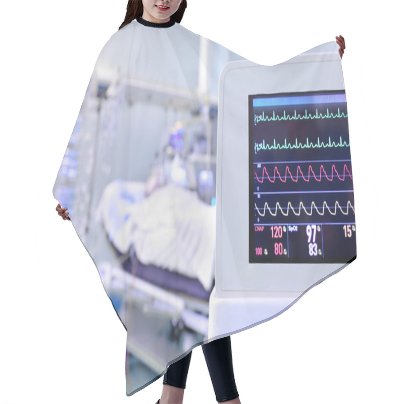 Personality  Monitor As A Concept Of Clock Surveillance Of The Patient In The Hair Cutting Cape