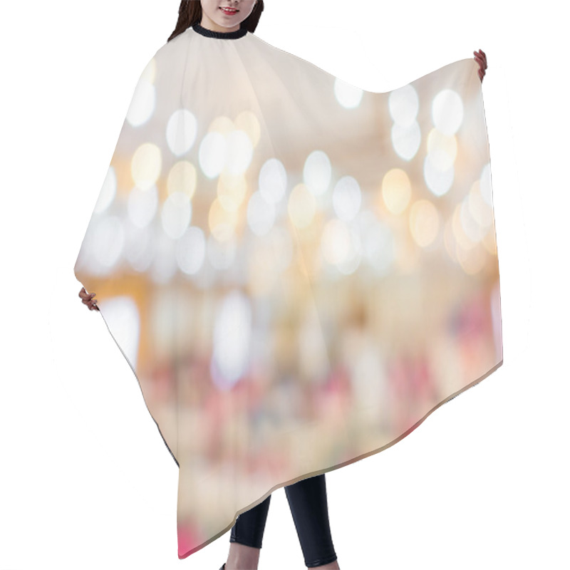 Personality  Abstract Blur Business Conference And Presentation . Hair Cutting Cape