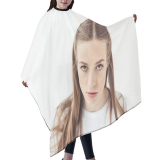 Personality  Angry Woman Hair Cutting Cape