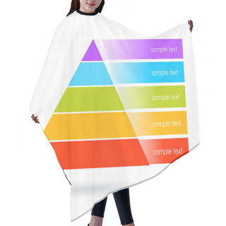 Personality  Vector Pyramid Hair Cutting Cape