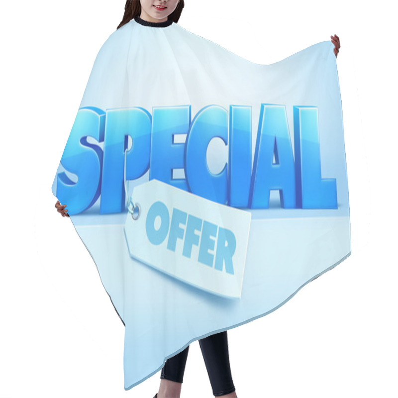 Personality  Special Offer Text. Hair Cutting Cape