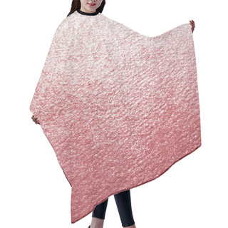 Personality  Pink Shiny Textured Paper Background Hair Cutting Cape