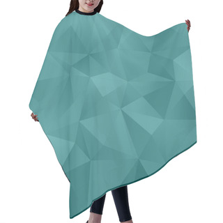 Personality  Teal Abstract Background Hair Cutting Cape