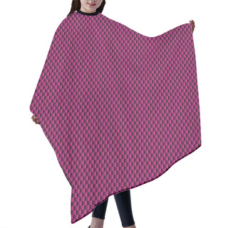Personality  Mesh Structure Purple Hair Cutting Cape