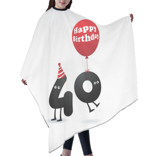 Personality  Funny Birthday Card Hair Cutting Cape