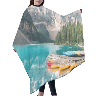 Personality  Beautiful Moraine Lake In Banff National Park, Alberta, Canada Hair Cutting Cape