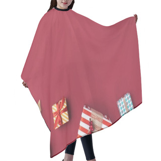 Personality  Arranged Christmas Gift Boxes Hair Cutting Cape