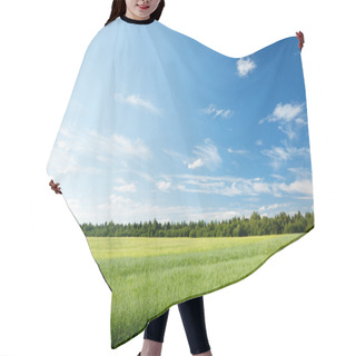 Personality  Oat Field And Sunny Sky Hair Cutting Cape