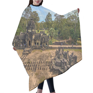 Personality  SIEM REAP, CAMBODIA - 13 December 2014:View Of Baphuon Temple At Angkor Wat Complex Is Popular Tourist Attraction, Angkor Wat Archaeological Park In Siem Reap, Cambodia UNESCO World Heritage Site Hair Cutting Cape