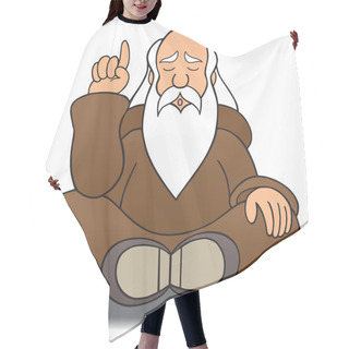 Personality  Bearded Wise Man Hair Cutting Cape