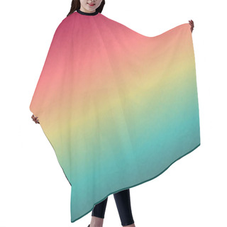 Personality  Colorful Geometric Background With Mosaic Design Hair Cutting Cape