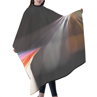 Personality  Composition Of Colorful Papers Hair Cutting Cape