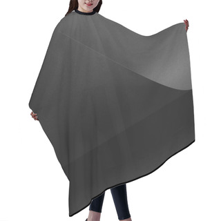 Personality  Dark Empty Black And Grey Paper Background Hair Cutting Cape