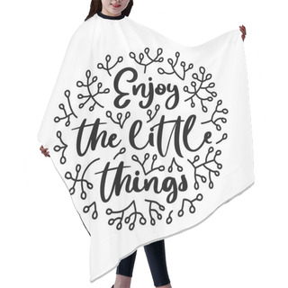 Personality  Vector Typography Motivational Poster Hair Cutting Cape