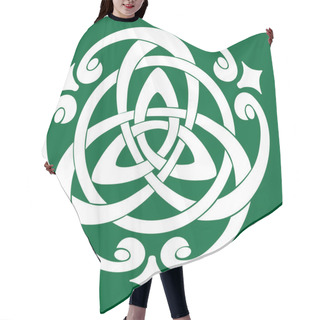 Personality  Celtic Knot Motif Hair Cutting Cape