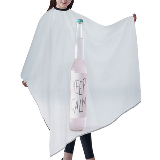Personality  Alcoholic Beverage In Bottle Hair Cutting Cape