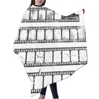 Personality  Grunge Filmstrips Hair Cutting Cape