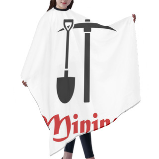 Personality  Mining Emblem Or Badge Hair Cutting Cape