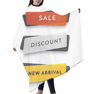Personality  Colorful Plastic Cards Hair Cutting Cape